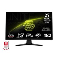 MSI Monitor 27" MAG 274CQF, QHD, VA, 180Hz, 1ms, zakrivljeni, crni